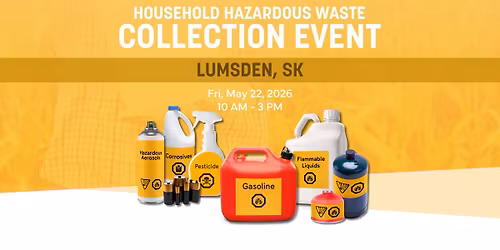 HHW collection event in Lumsden, SK