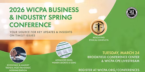 2026 WICPA Business & Industry Spring Conference