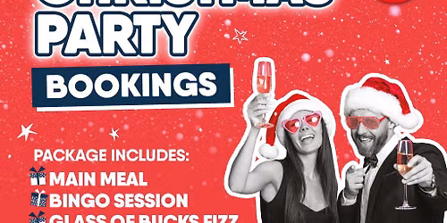 Christmas Party Bookings - Buzz Bingo Leeds