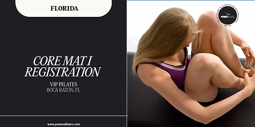 PILATES CERTIFICATION COURSE: Core Mat I in Boca Raton, FL