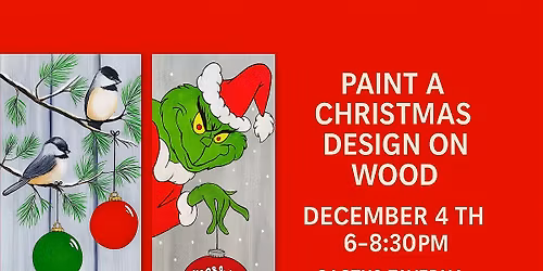 A Christmas Paint Night at Cactus Taverna