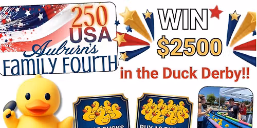 Duck Derby at Auburn's Family Fourth of July Celebration
