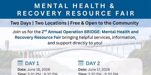Mental Health & Recovery Resource Fair