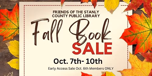 Friends of the SCPL Fall Book Sale