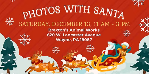 Pictures with Santa at Braxton's Animal Works