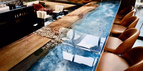 Epoxy Live Edge River table