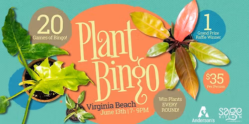 Plant Bingo at Sage Kitchen Virginia Beach