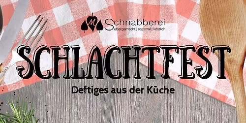 Schlachtfest - 01. & 02.11.2025