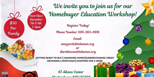 December 2026 Homebuyer Education Workshop