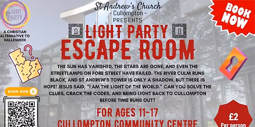Youth Light Party Escape Room