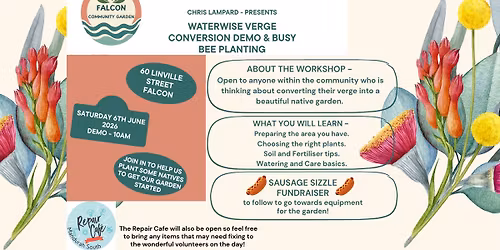Waterwise Verge Conversion Demo & Busy Bee Planting