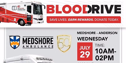 Medshore Anderson Blood Drive in Partnership with The Blood Connection