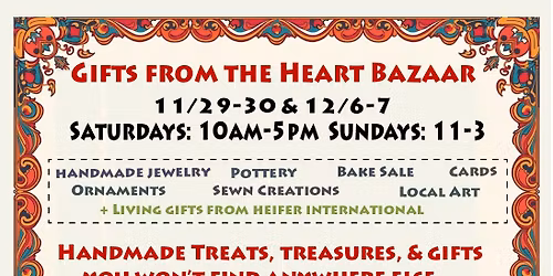 Gift From the Heart Bazaar, Handmade Treats, Treasures, and Gifts You Won't Find Anywhere Else