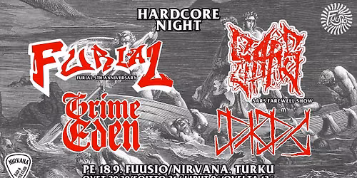 Furial, Grime Eden, SARS, Pekka Korpi & The Pest Control @ Fuusio \/ Nirvana 18.9.