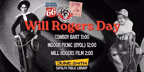 Will Rogers Day at the Sapulpa Public Library