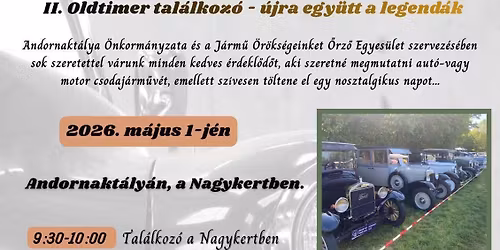 II. Oldtimer Tal\u00e1lkoz\u00f3 - \u00fajra egy\u00fctt a legend\u00e1k