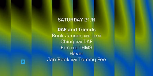 TOFFLER Presents DAF and friends