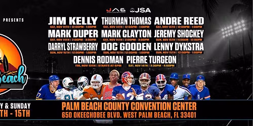 RODMAN, KELLY, SHOCKEY, STRAWBERRY & More - Public Signings at the PALM BEACH CARD SHOW!