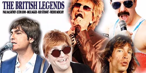The British Legends Tribute - Freddie Mercury, Rod Stewart, Paul McCartney & Mick Jagger