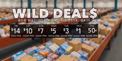 WILD DEALS VALDOSTA GRAND OPENING