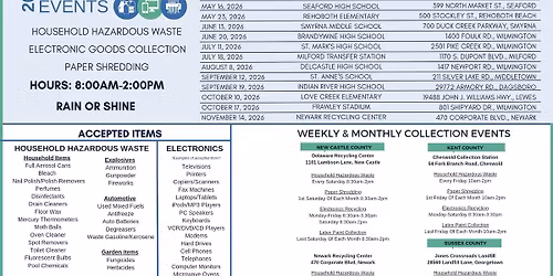 Special Saturday Collection Event