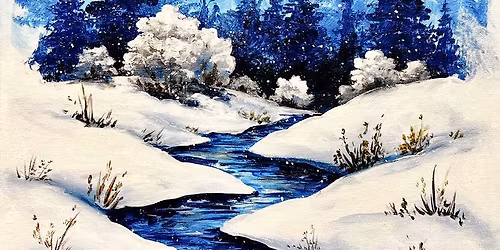 Paint and Sip: A White Winter