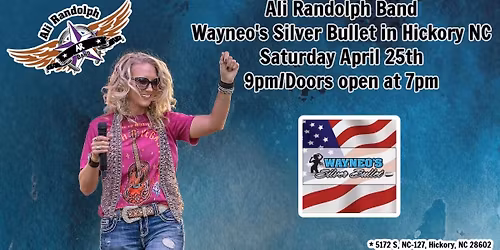 Ali Randolph Band @ Wayneo's Silver Bullet in Hickory NC 