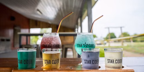 RED HOT AND BLUE AT STAR CIDER-SATURDAY AUGUST 22ND 2026 at 5PM!