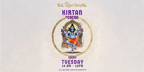 Kirtan & Cacao Every Tuesday