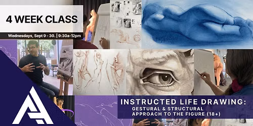 Instructed Life Drawing: Gestural & Structural Approach to the Figure