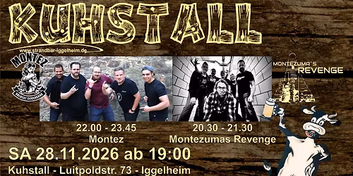 Montez und Montezuma's Revenge rocken den Kuhstall