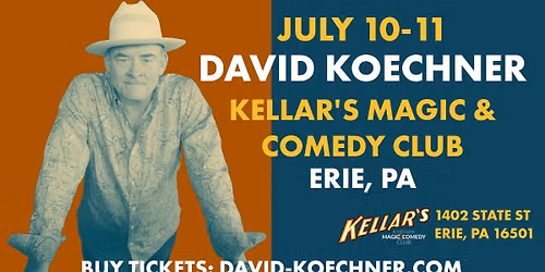 David Koechner Live at Kellar's Magic & Comedy Club \u2014 Erie, PA