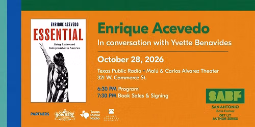 SABF's Get Lit event with Enrique Acevedo