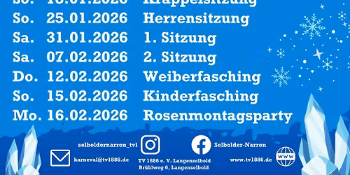 Kinderfasching Abteilung Karneval