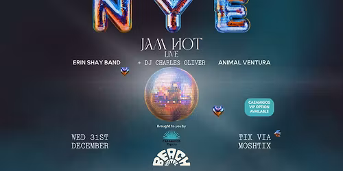 NEW YEARS EVE at the BEACHY!