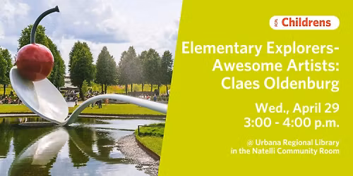 Elementary Explorers - Awesome Artists: Claes Oldenburg