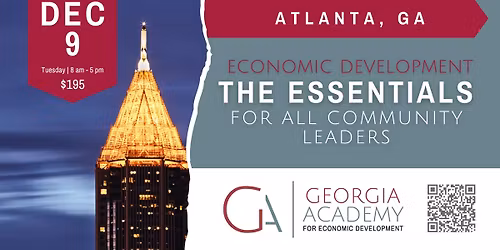Economic Development: The Essentials | Atlanta, GA