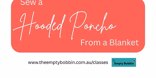 Sew a Hooded Poncho from a blanket