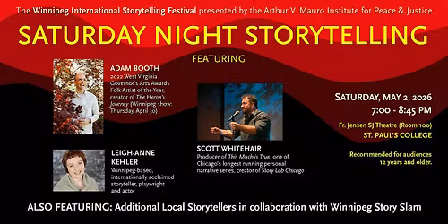 Winnipeg International Storytelling Festival: Saturday Night Storytelling
