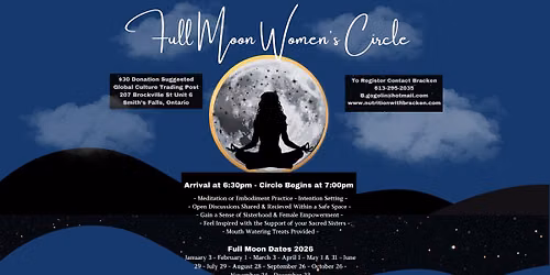 Full Moon Women's Circle - October 2026