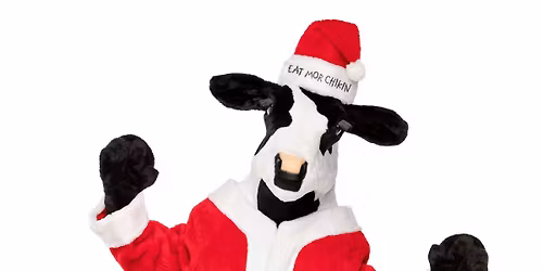 Crafts with Santa Cow