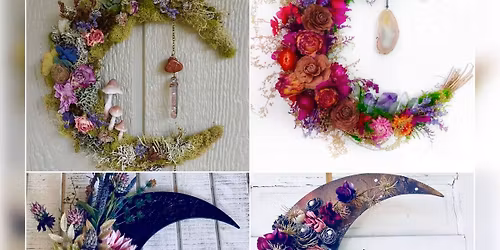 \ud83c\udf19\ud83c\udf38 Botanical Crescent Workshop: An Herbal Art Experience