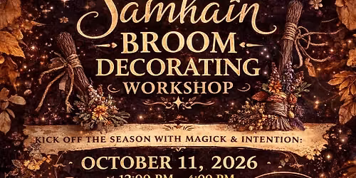 Broom decorating 