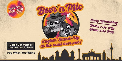 Beer 'n Mic: English stand-up with 8 comedians! 23.09.26