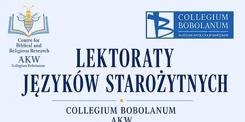 Hebrajski biblijny od zera (Bobolanum, ul. Rakowiecka 61, Warszawa)