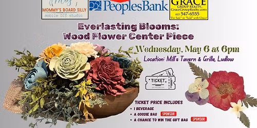 DIY - Everlasting Blooms: WOOD Flower Centerpiece Workshop