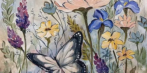 Paint and Sip: Butterfly Blossoms