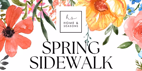 Home & Seasons Sidewalk Sale 