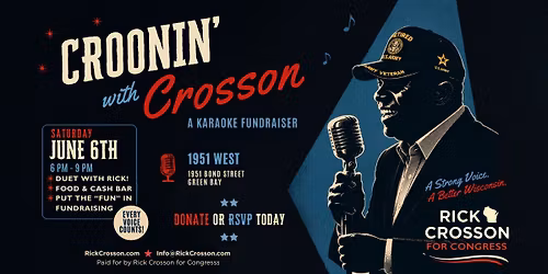 Croonin\u2019 with Crosson: A Karaoke Fundraiser