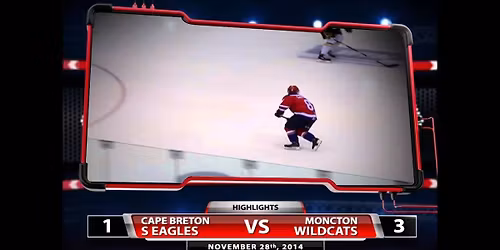 Cape Breton Eagles at Moncton Wildcats